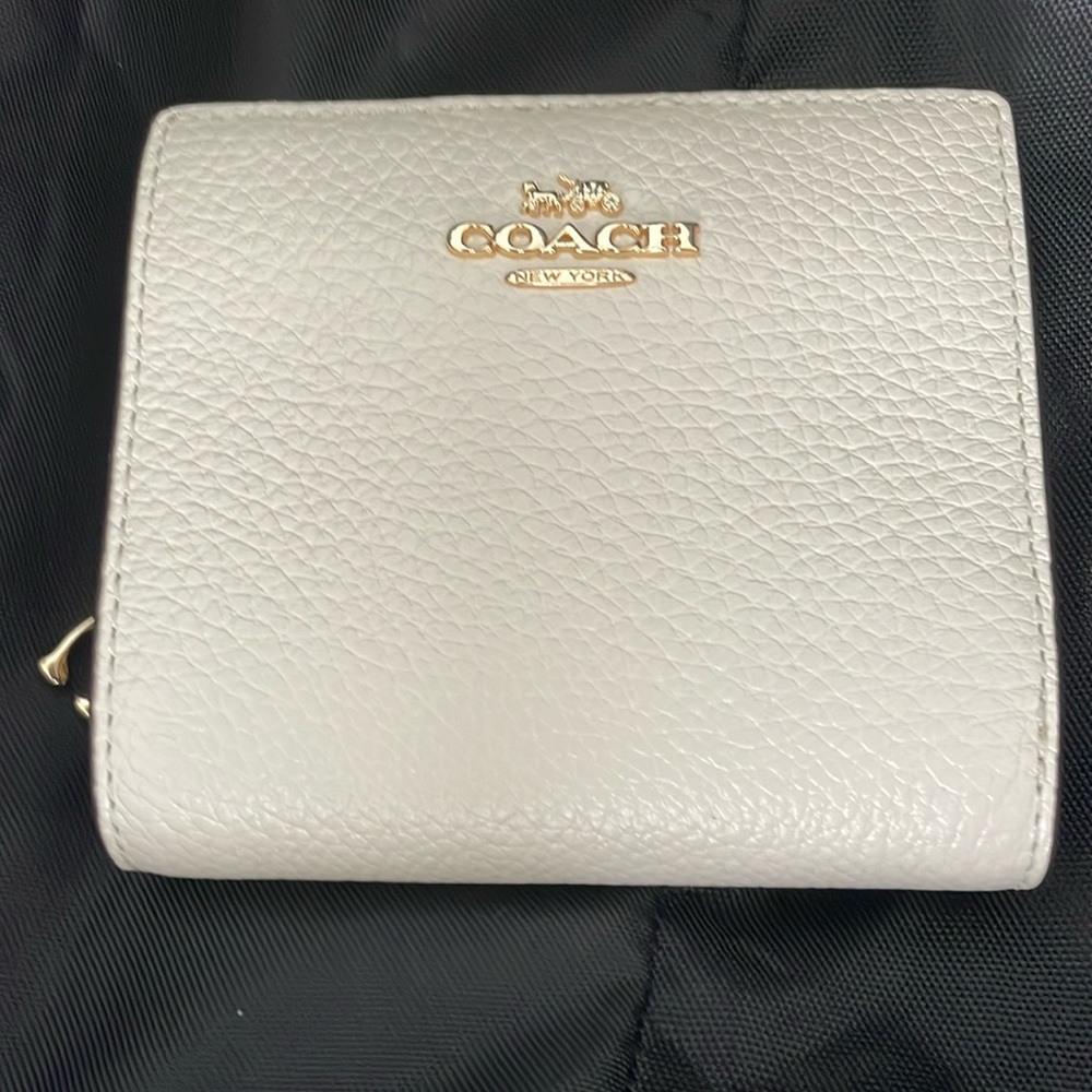 Coach Pebbled Leather Wallet